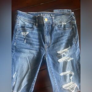 American Eagle Ripped Skinny Jeans